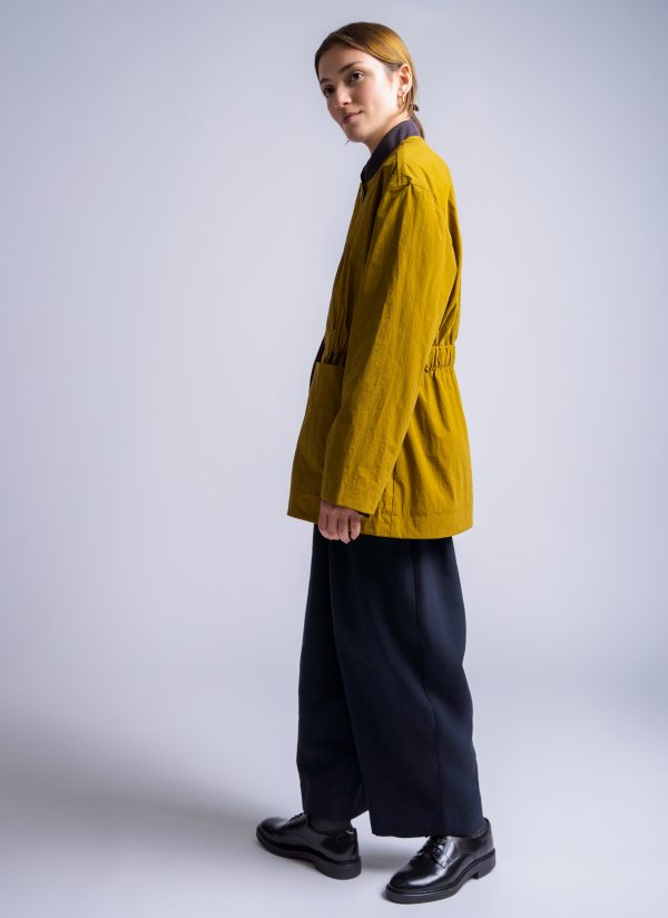 DEPARTURE JACKET IN OLIVE PARACHUTE NYLON - Image 4