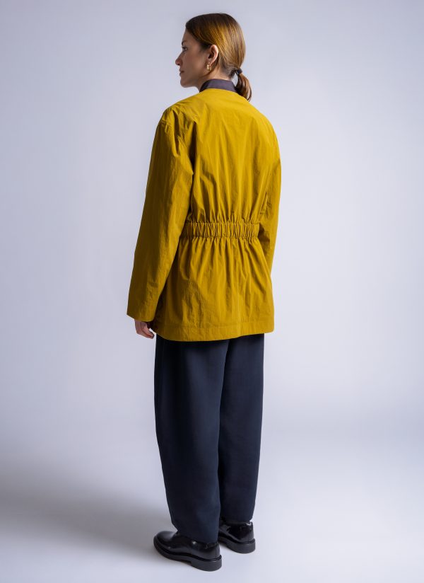 DEPARTURE JACKET IN OLIVE PARACHUTE NYLON - Image 5