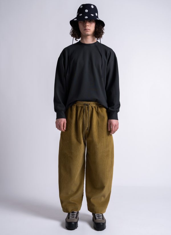 EAST PANT IN MOSS GREEN WIDE WALE CORDUROY